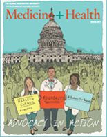 Medicine + Health Spring 2017 Magazine Cover