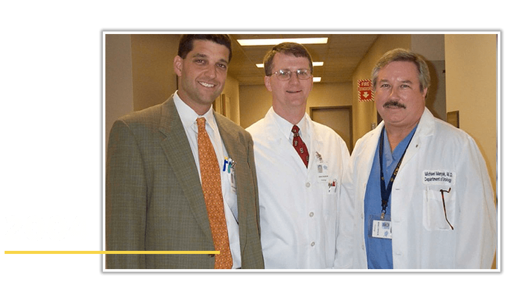 Jason Engel, Harold Frazier II, and Michael Manyak