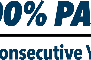 illustration: 100% pass over 11 consecutive years