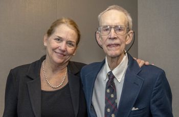 Dean Barbara L. Bass, MD with Paul Shorb, MD